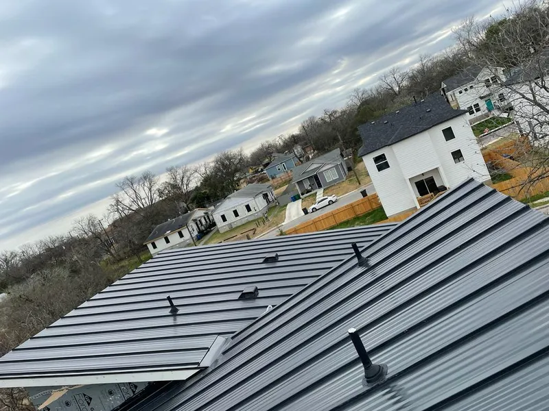 Standing seam metal roof panels with vents for Skylight Repair in Manasquan